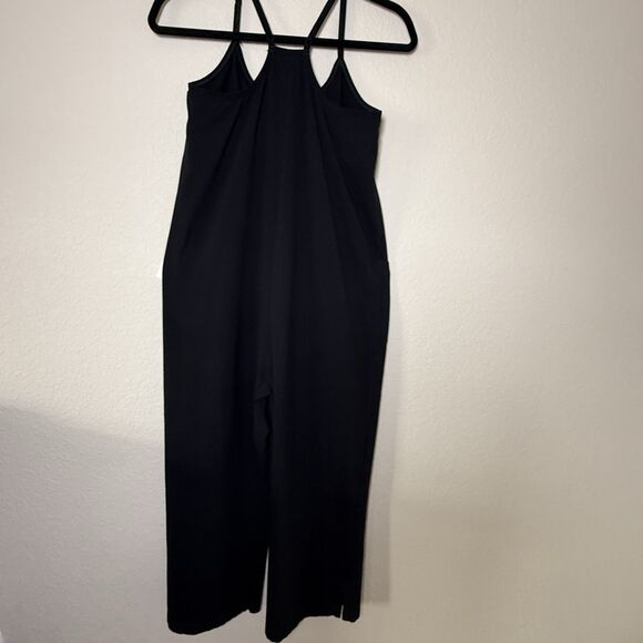 Pact Women’s Tank Jumpsuit Black with Shelf Bra Size Small Organic Cotton - Picture 4 of 7